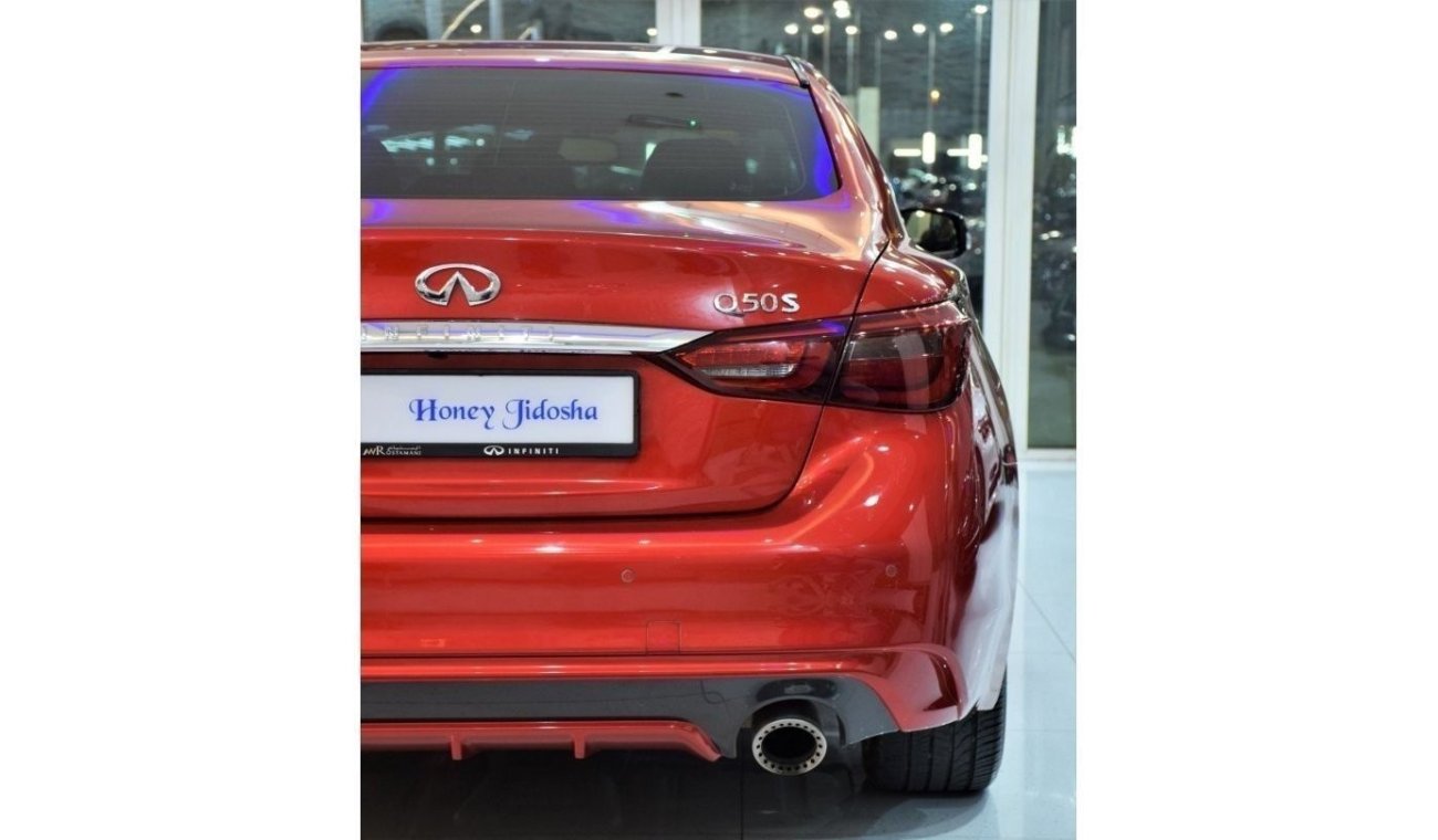 Infiniti Q50 Sport EXCELLENT DEAL for our Infiniti Q50S 3.0t ( 2018 Model! ) in Red Color! GCC