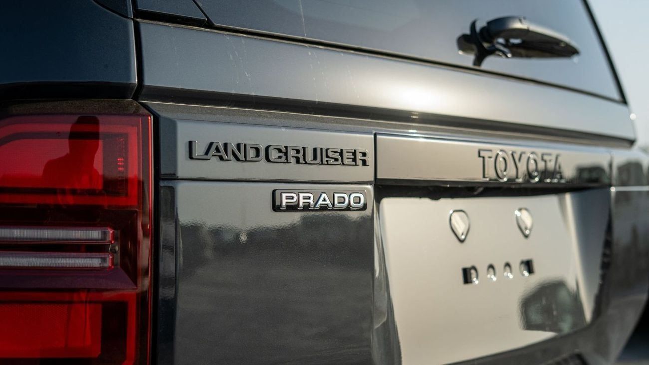 Toyota Prado 2.4L Adventure Turbocharged 4-cylinder petrol. Automatic. Four Wheel Drive. 7 Seats. 5 Door