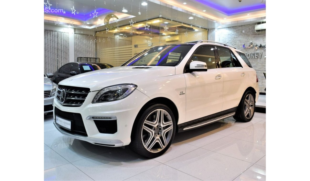 Mercedes-Benz ML 63 AMG EXCELLENT DEAL for our Mercedes Benz ML63 AMG V8 BITURBO 2013 Model!! in White Color! GCC Specs