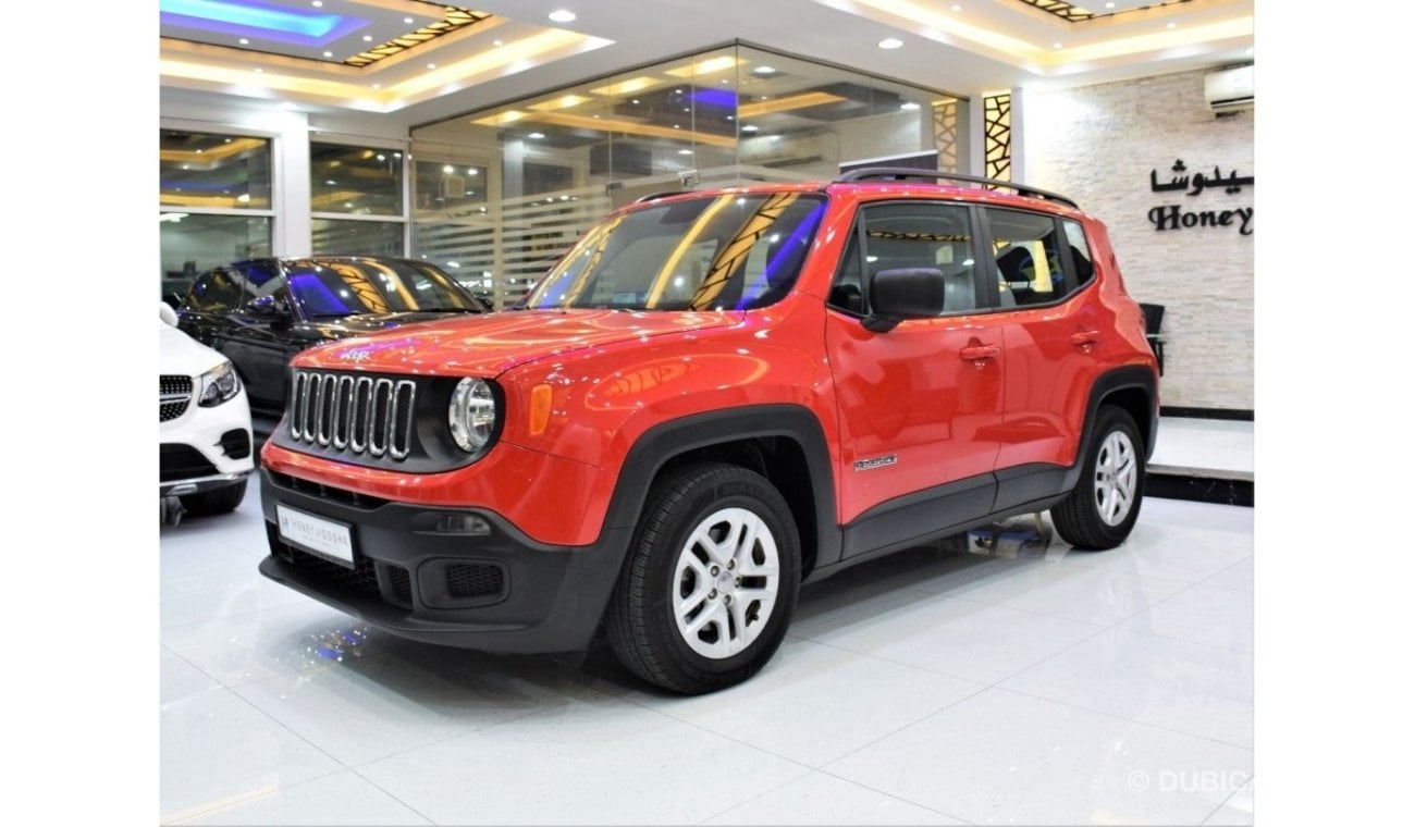 جيب رينيجيد EXCELLENT DEAL for our Jeep Renegade SPORT ( 2017 Model! ) in Red Color! GCC Specs