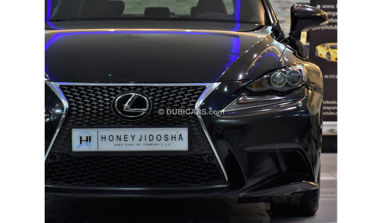 Lexus IS350 EXCELLENT DEAL for our Lexus IS 350 F-Sport 2014 Model!! in Black Color! GCC Specs