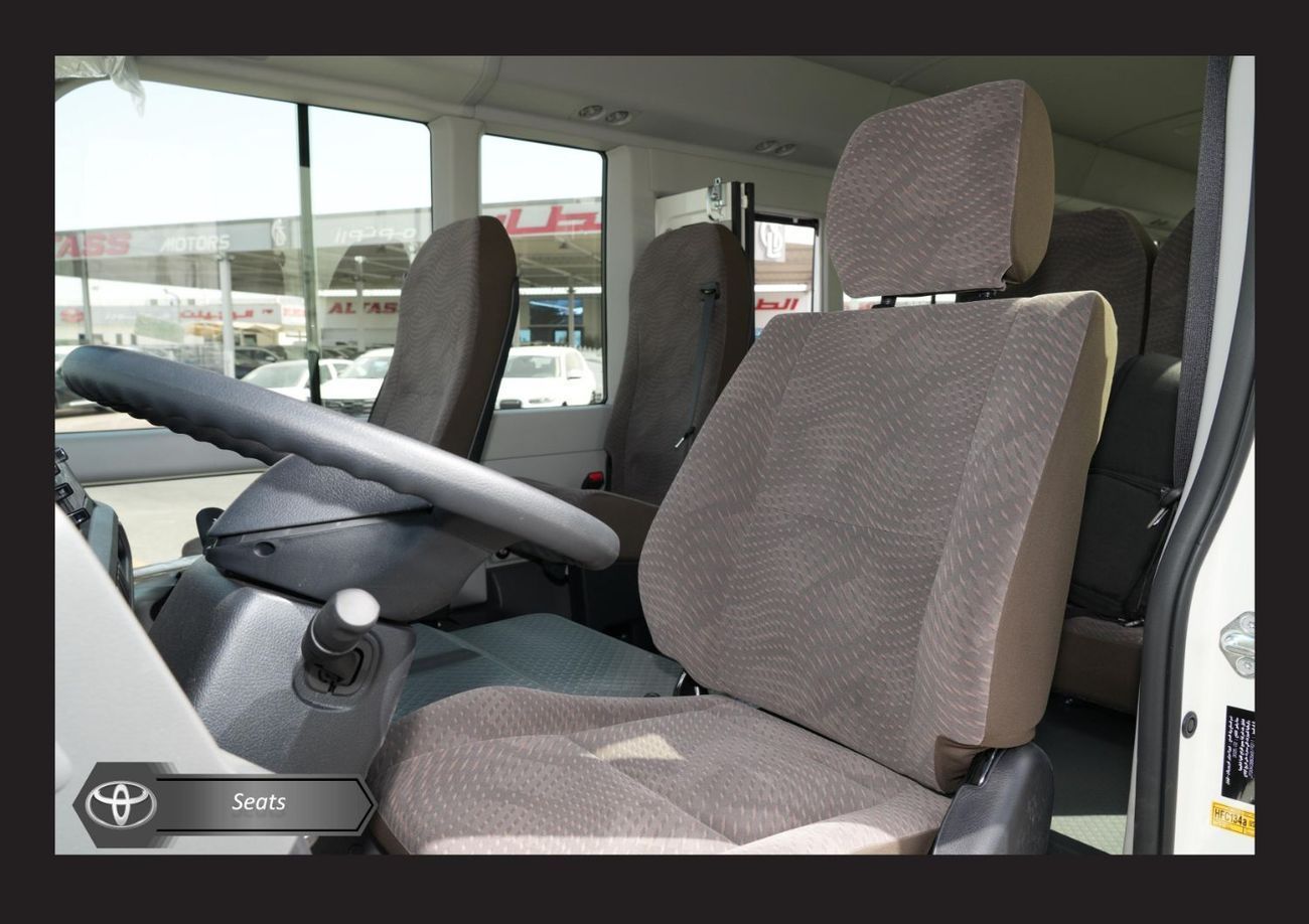 تويوتا كوستر TOYOTA COASTER 2.7L 23-STR H/R MID M/T PTR 2025 Export Only