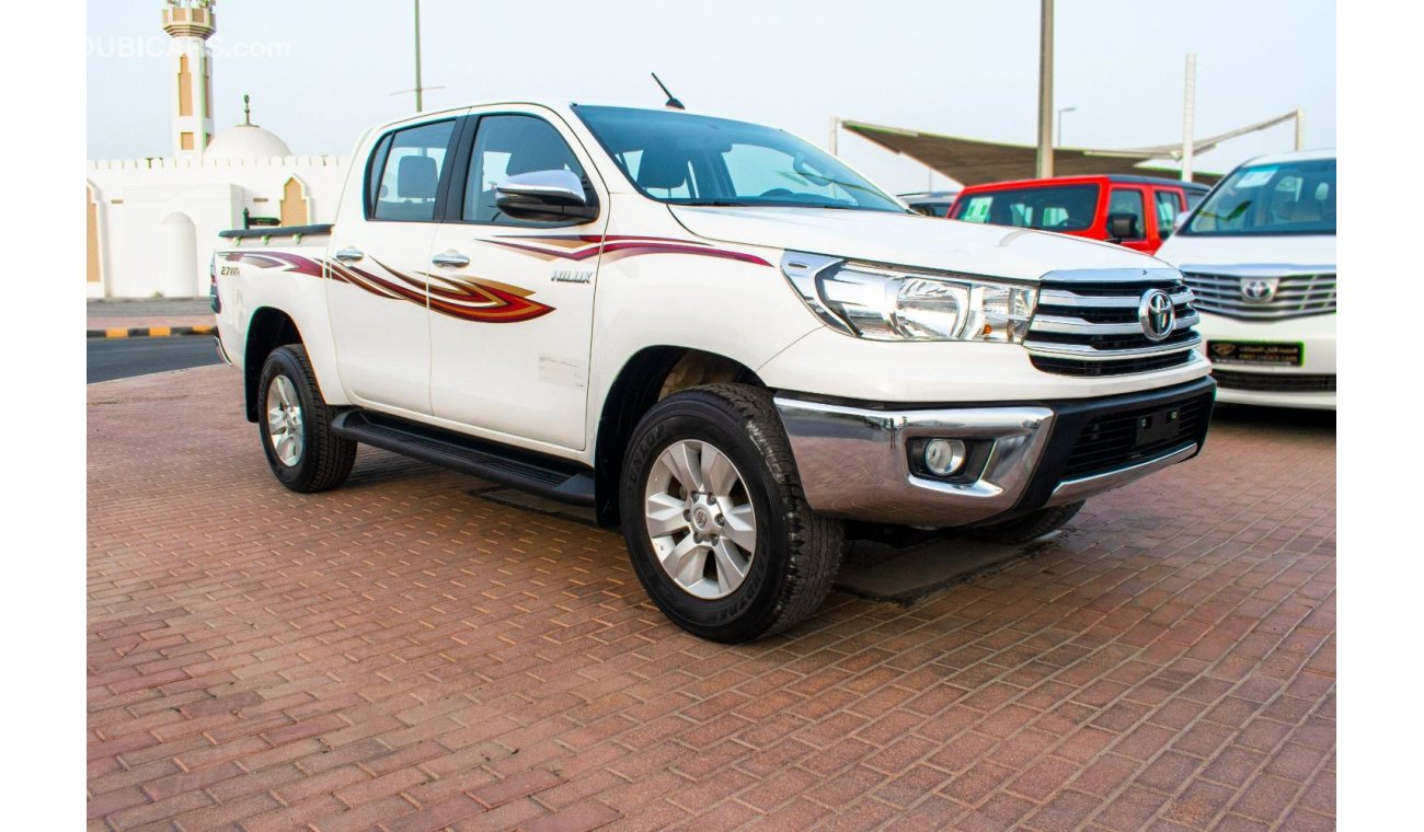 Toyota Hilux GLX 2018 | TOYOTA HILUX GLX | SR5 DOUBLE CAB | 4X4 2.7L V4 5-SEATER | GCC | VERY WELL-MAINTAINED | S