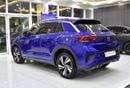 فولكس واجن T ROC EXCELLENT DEAL for our Volkswagen T-ROC R-Line ( 2023 Model ) in Blue Color GCC Specs