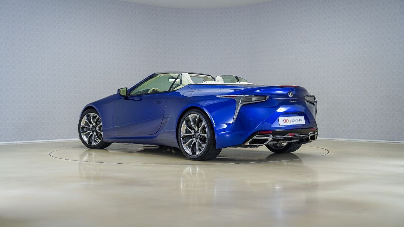 Lexus LC500 Convertible LC500 Convertible Inspiration Series | AED 4,833 PM | Up to 3 Years Warranty Unlimited | GCC