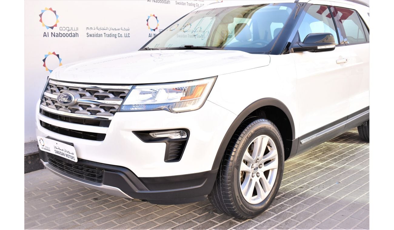 Ford Explorer 3.5L XLT V6 AWD 2018 GCC DEALER WARRANTY