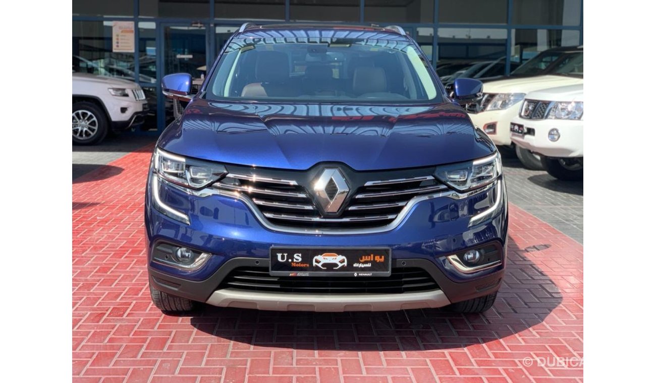Renault Koleos LE FULL OPTION WITH BIG SCREEN 4WD 2017 GCC SINGLE OWNER FSH IN MINT CONDITION