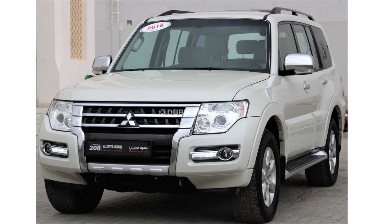 ميتسوبيشي باجيرو ميتسوبيشي باجيرو 2016 خليجي بحالة ممتازة بدون حوادث نظيفه جدا من الداخل والخارج