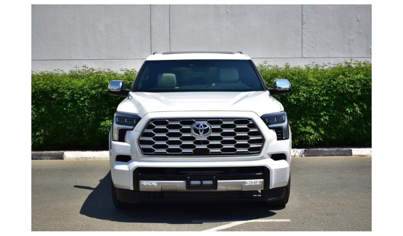 تويوتا سيكويا 2024 TOYOTA SEQUOIA CAPSTONE HYBRID V6 3.5L TURBO 4WD 7-SEATER AUTOMATIC
