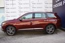 Infiniti QX60 AED 1919 PM | 3.5L LUXURY V6 AWD GCC WITH DEALER WARRANTY