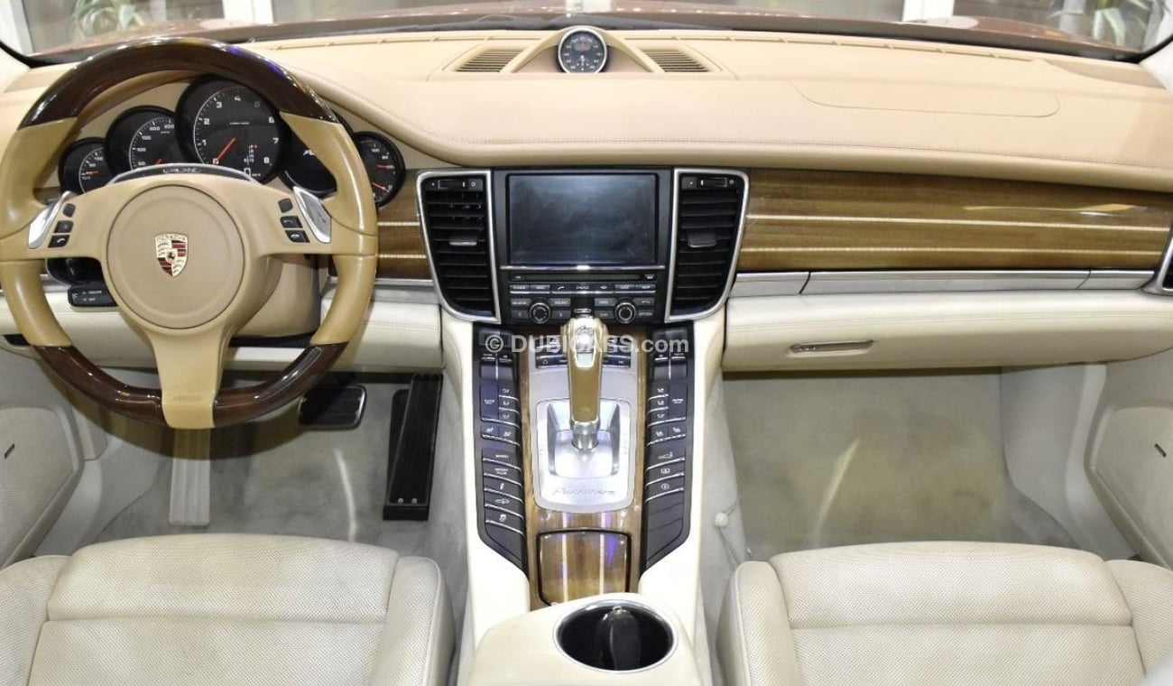 Porsche Panamera EXCELLENT DEAL for our Porsche Panamera 4 ( 2012 Model ) in Red Color GCC Specs