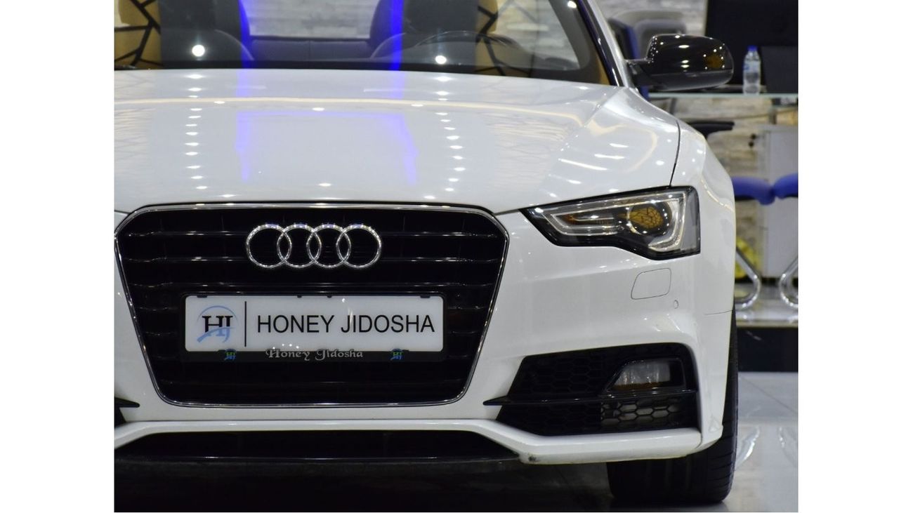 Audi A5 EXCELLENT DEAL for our Audi A5 35TFSi S-Line Convertible ( 2016 Model ) in White Color GCC Specs