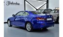 Lexus IS300 EXCELLENT DEAL for our Lexus IS 300C ( 2013 Model ) in Blue Color GCC Specs
