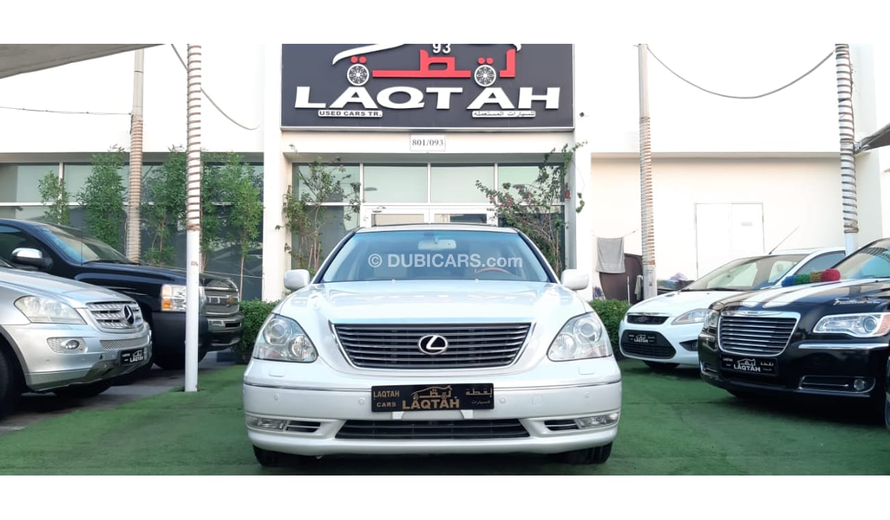 لكزس LS 430 خليجى 3/4 الترا فتحة جلد شاشة كاميرا خلفية رنجات حساسات خشب كراسى تدفئة شاشة أندرويد أنوار ضباب