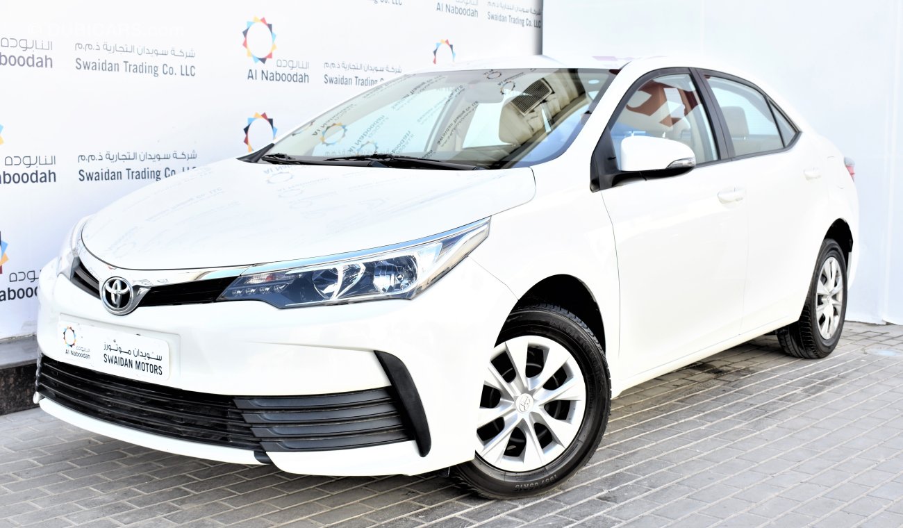 Toyota Corolla 1.6L XLI 2018 GCC RAMADAN OFFER INSURANCE/SERVICE/WARRANTY