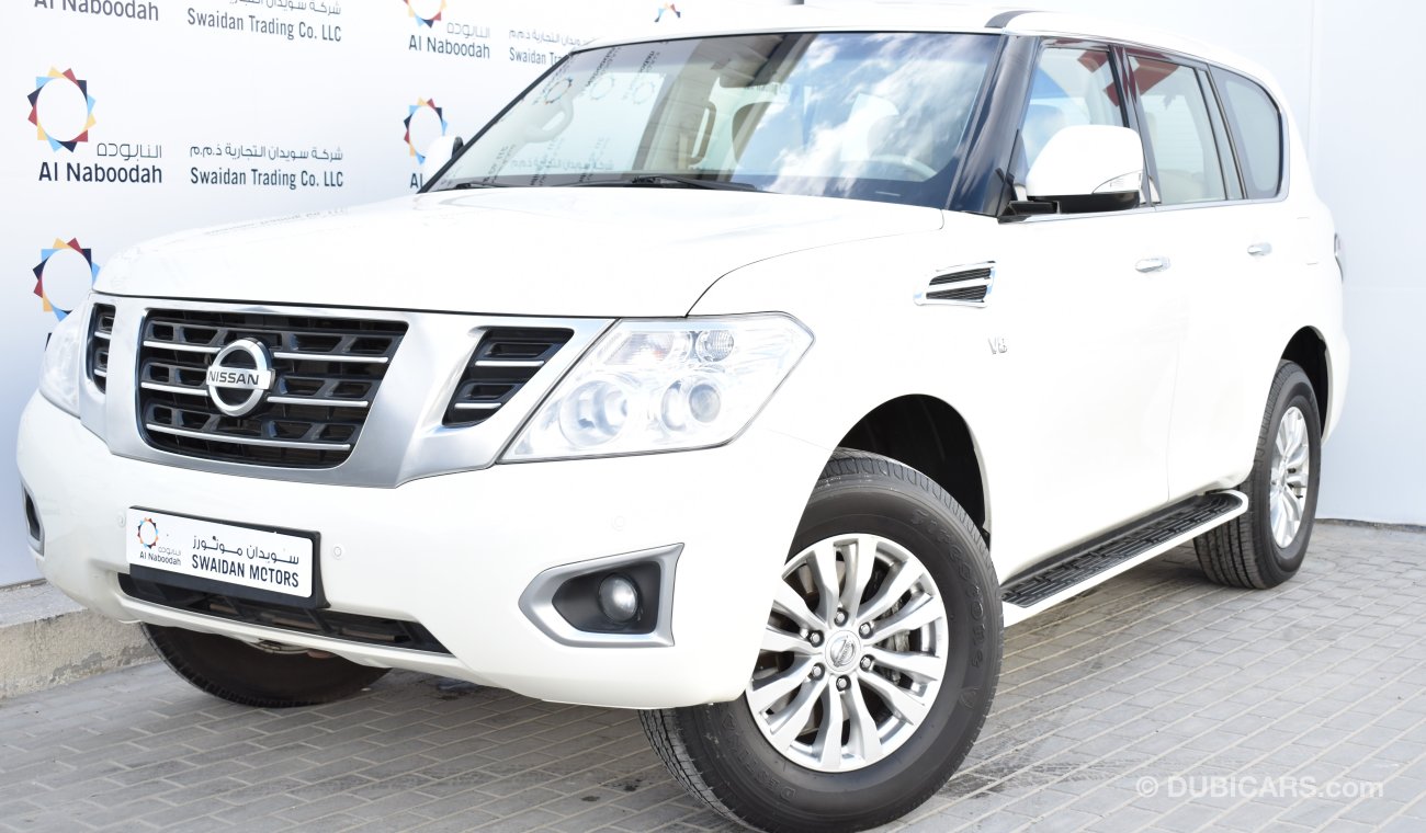 Nissan Patrol 5.6L SE V8 2015 GCC  NAVIGATION WARRANTY FREE INSURANCE AND REGISTRATION