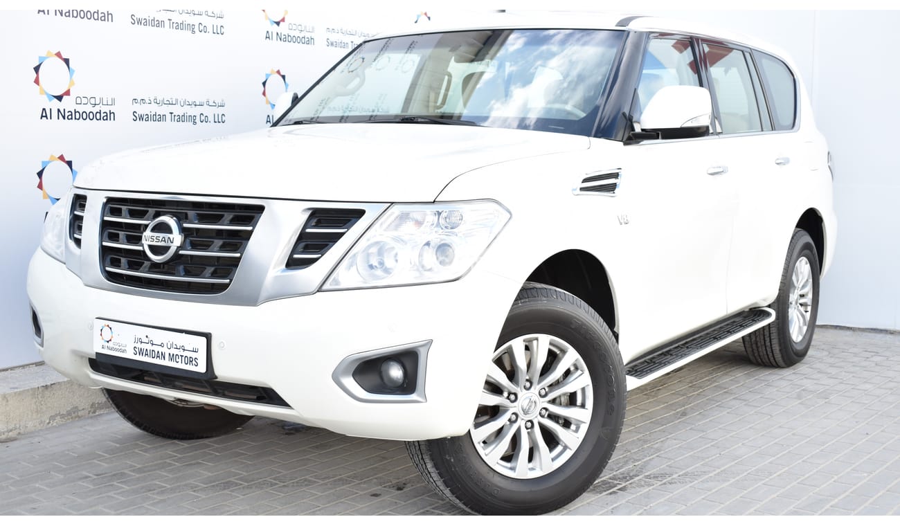 Nissan Patrol 5.6L SE V8 2015 GCC  NAVIGATION WARRANTY FREE INSURANCE AND REGISTRATION