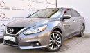 Nissan Altima 2.5L SV 2017 GCC SPECS DEALER WARRANTY