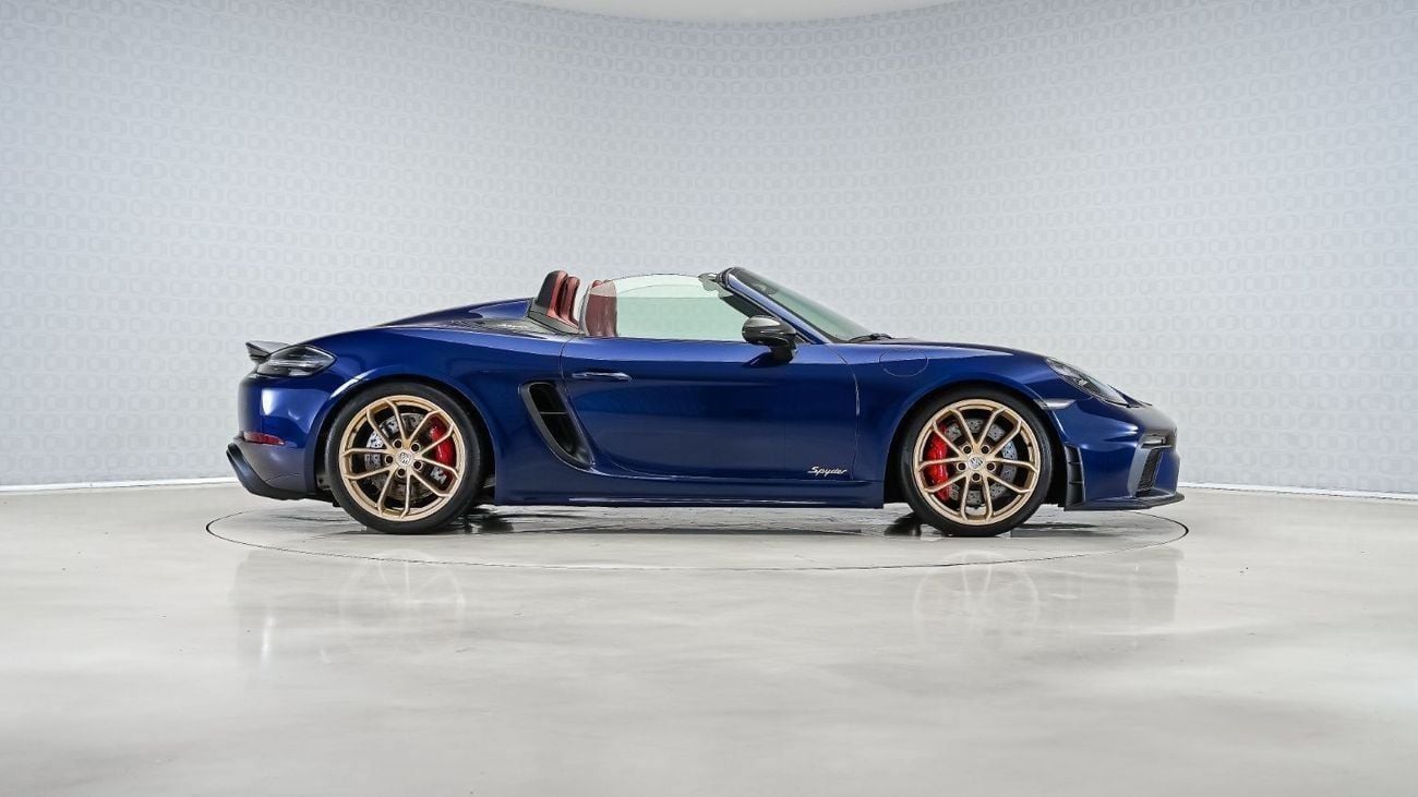 Porsche 718 Spyder Special Offer | AED 6,919 PM | Warranty 2027, High Option | 718 Spyder 4.0 PDK