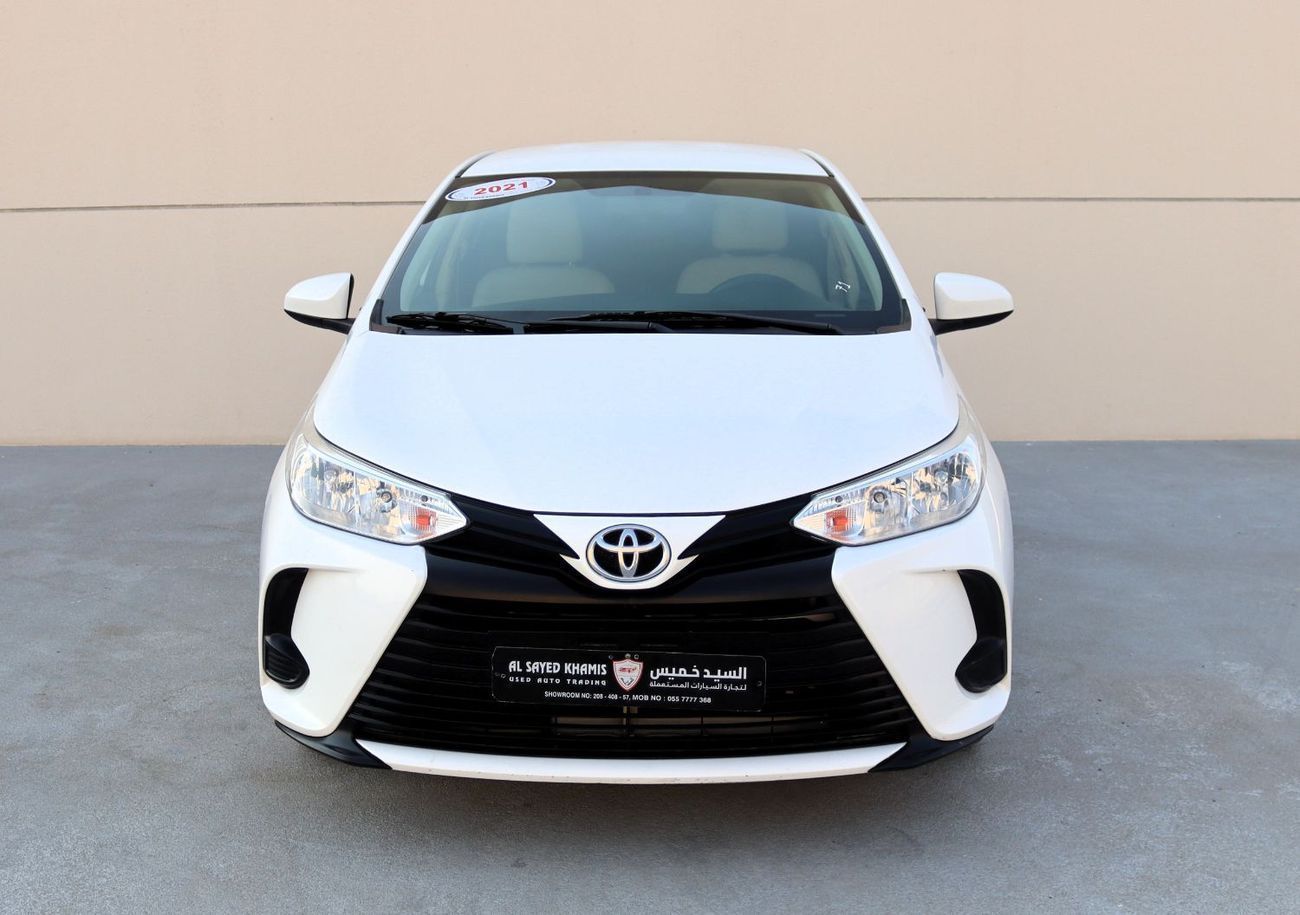 Toyota Yaris 2021 Toyota Yaris, GCC edition, in excellent condition, with no accidents, driving 83,000 kilometer