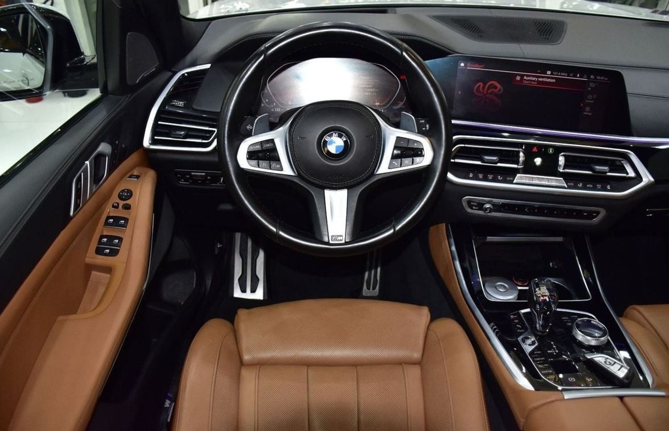 BMW X5 EXCELLENT DEAL for our BMW X5 xDrive40i M-Kit ( 2019 Model ) in White Color GCC Specs