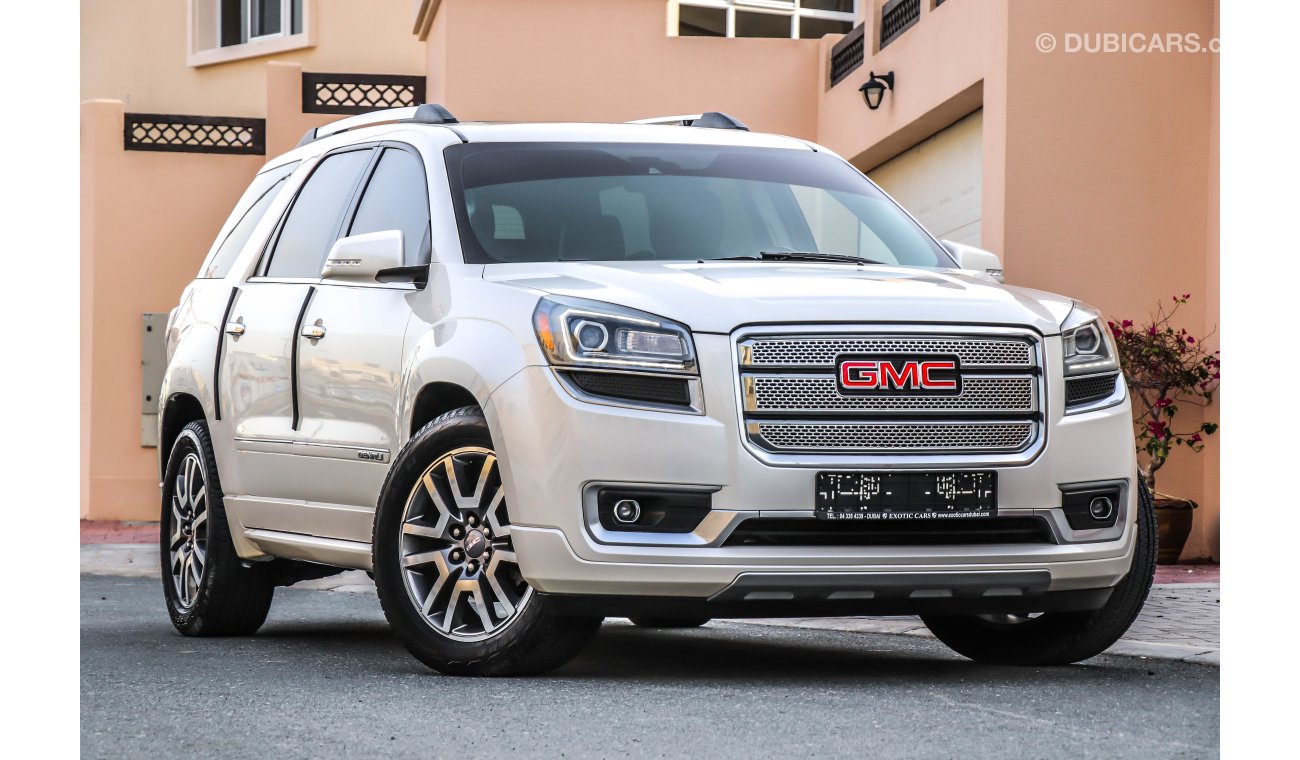 GMC Acadia (AVAIL RAMADAN OFFER) Denali 2014 GCC under Warranty with Zero Down-Payment.