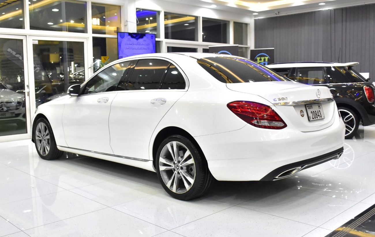 Mercedes-Benz C 300 EXCELLENT DEAL for our Mercedes Benz C300 4Matic ( 2018 Model ) in White Color American Specs