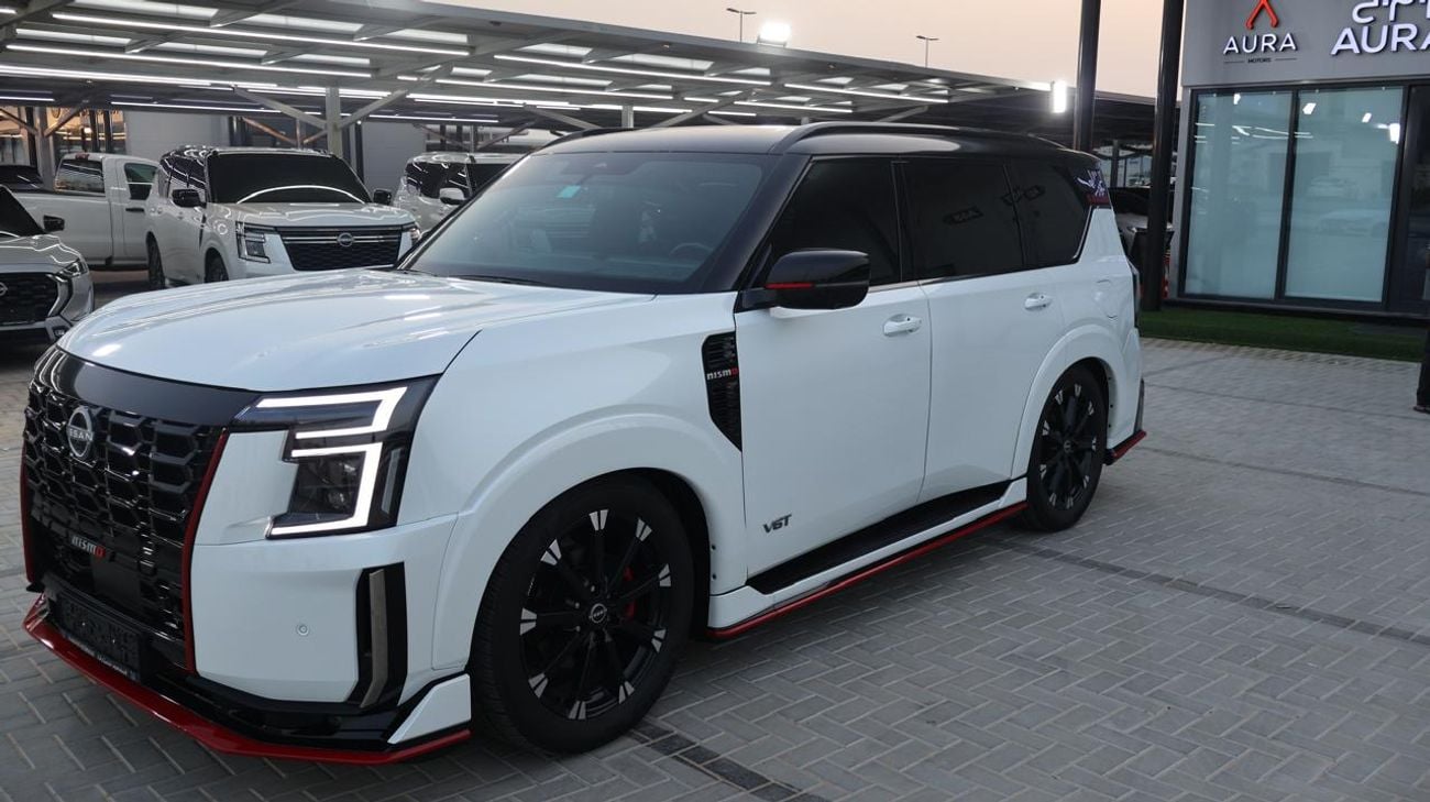 Nissan Patrol NISMO Warranty from Al Masood for 5 years with open mileage . original Paint . Super Clean Premium Edition
