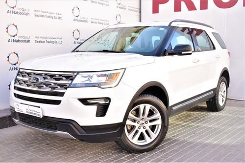 Ford Explorer 3.5L XLT V6 AWD 2018 GCC DEALER WARRANTY