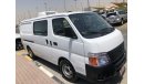 نيسان أورفان Nissan urvan 6 seater with freezer van,model:2009. Excellent condition