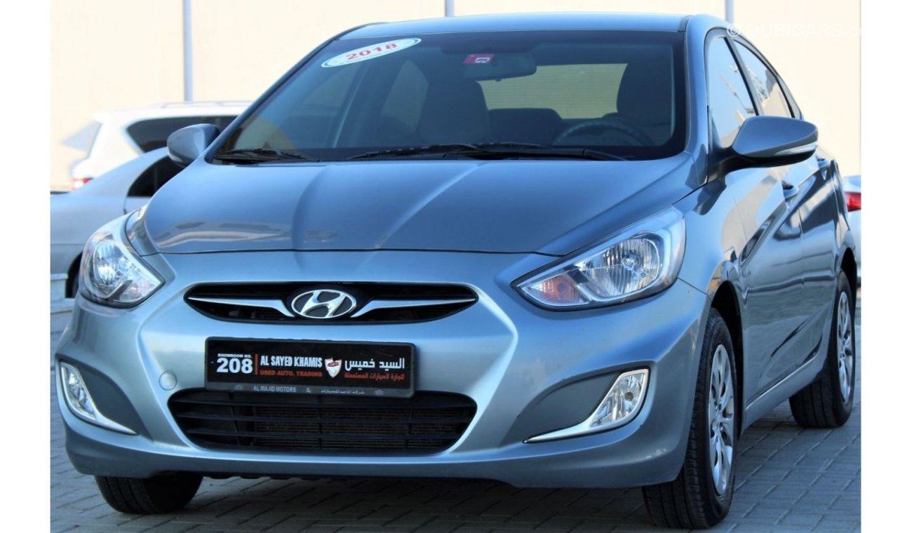 Hyundai Accent Hyundai Accent 2018 GCC in excellent condition without accidents, very clean from inside and outside