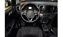 Kia Sportage ORIGINAL PAINT ( صبغ وكاله ) KIA Sportage 2018 Model!! in Silver Color! GCC Specs