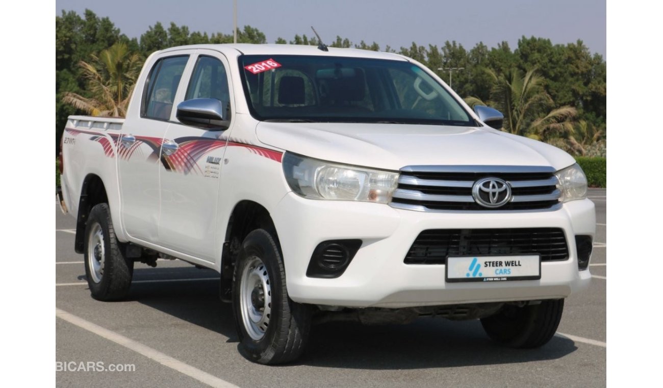 تويوتا هيلوكس 2016 | HILUX DOUBLE CABIN AUTOMATIC GEAR WITH GCC SPECS AND EXCELLENT CONDITION (INSPECTED)