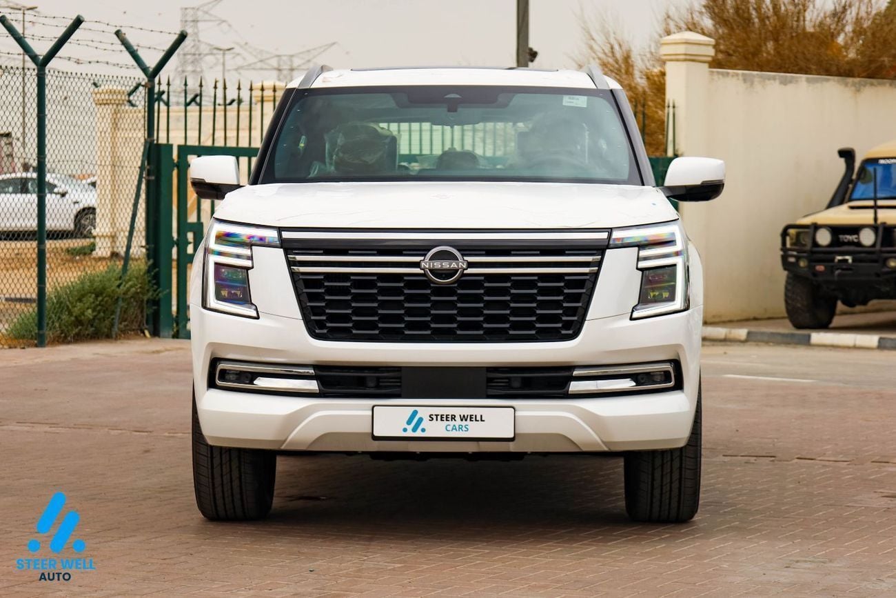 Nissan Patrol LE PLATINUM CITY 2026 | GCC | 3.5L T-T V6 | AWD | 9AT | Tan Interior | Height Control | Export Only