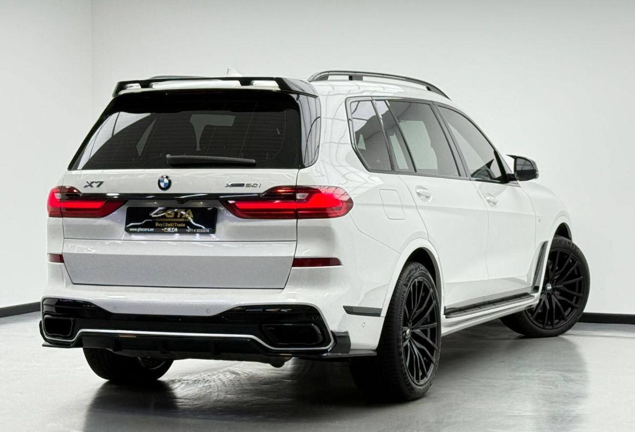 BMW X7 XDrive50i 4.4L 2019 BMW X7 XDrive50i M-Sport, Warranty, Full BMW Service History, 7 Seater, GCC
