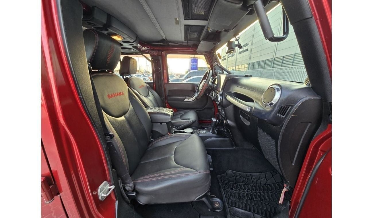 جيب رانجلر Sahara 3.6L A/T JEEP WRANGLER SAHARA GCC 2013 PERFECT CONDITION // 2 KEYS // 4DOORS