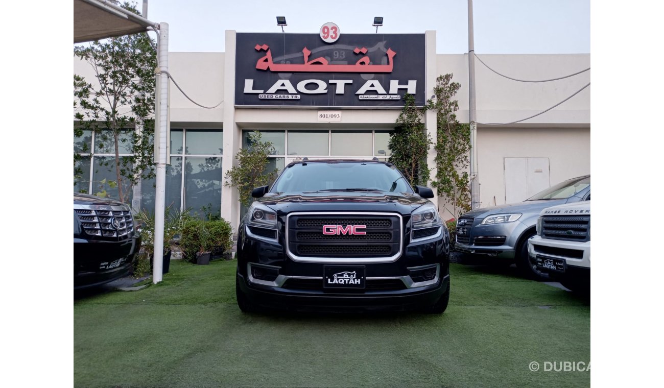 GMC Acadia 2015 model, gulf specifications, leather, cruise control, front sensors, wheels, in excellent condit