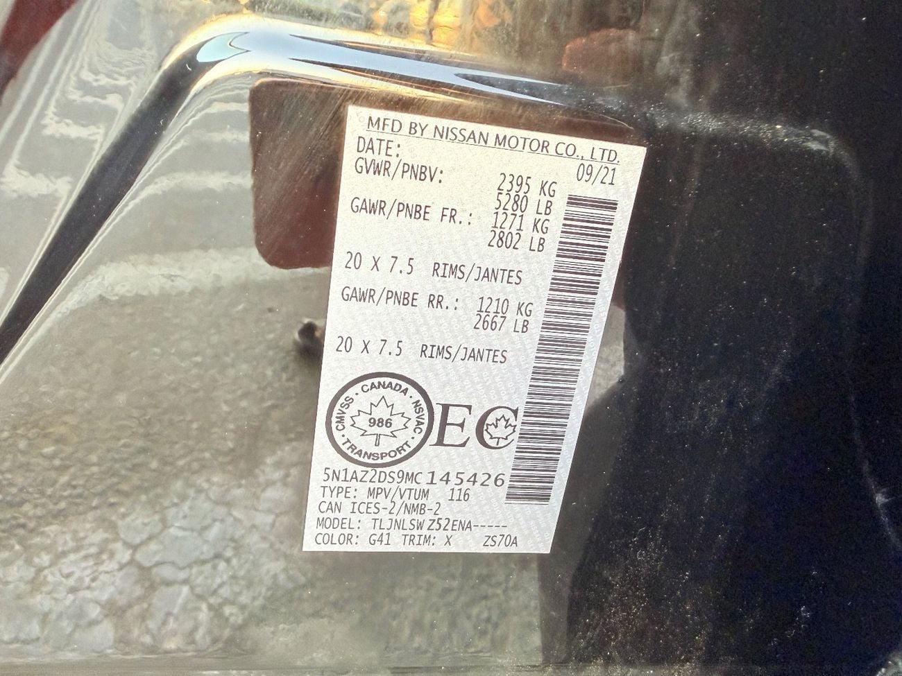 Nissan Murano S (NON GCC) SE 3.5L