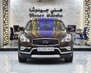 إنفينيتي QX50 EXCELLENT DEAL for our Infiniti QX50 ( 2017 Model ) in Burgundy Color GCC Specs