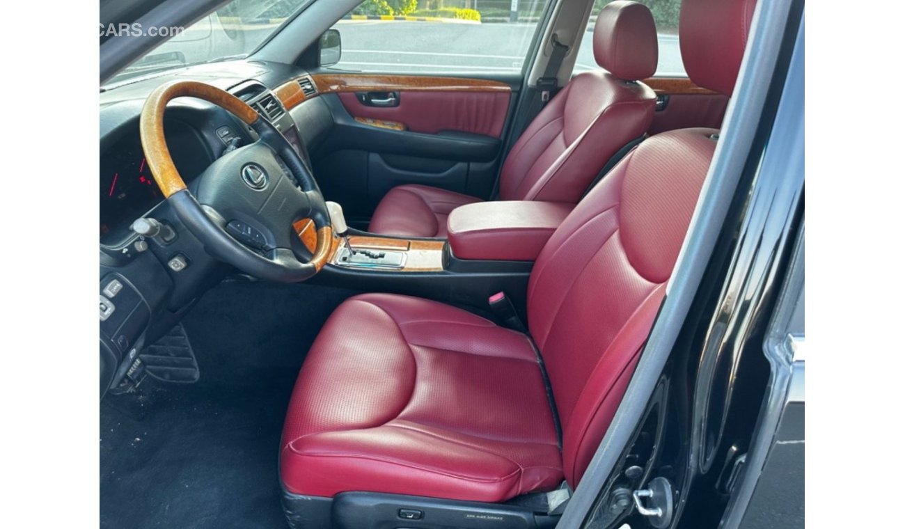 Lexus LS 430 MODEL 2002  car perfect condition inside and outside half ultr sun roof leather seats