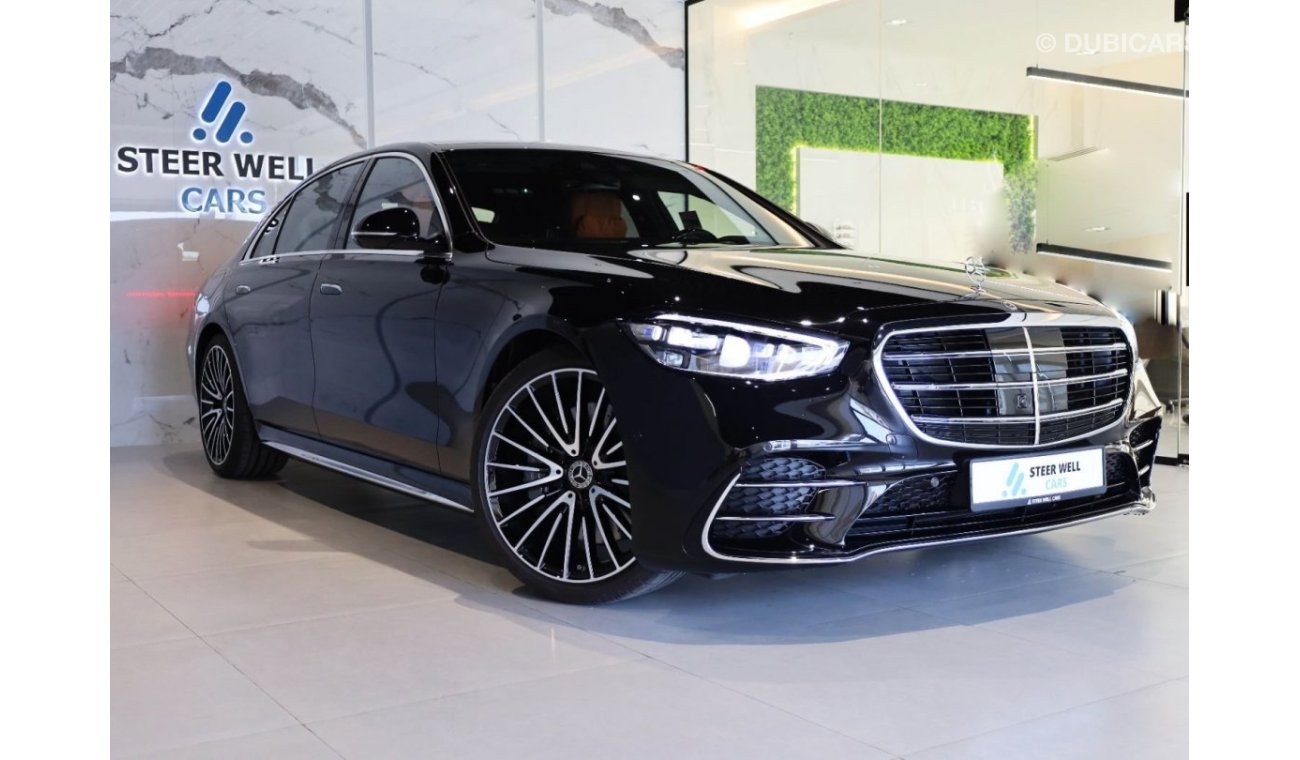 مرسيدس بنز S 500 4M | AMG | FULL OPTION | 5 YEARS WARRANTY WITH SERVICE PKG | SPECIAL INTERIOR | GCC