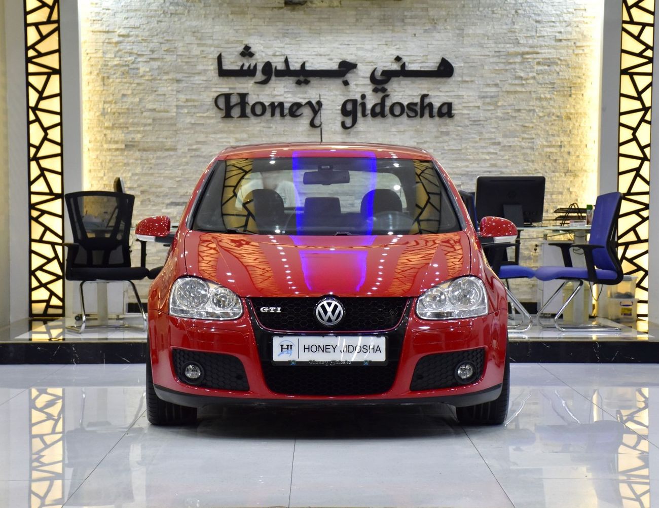 Volkswagen Golf EXCELLENT DEAL for our Volkswagen GTi ( 2009 Model ) in Red Color GCC Specs