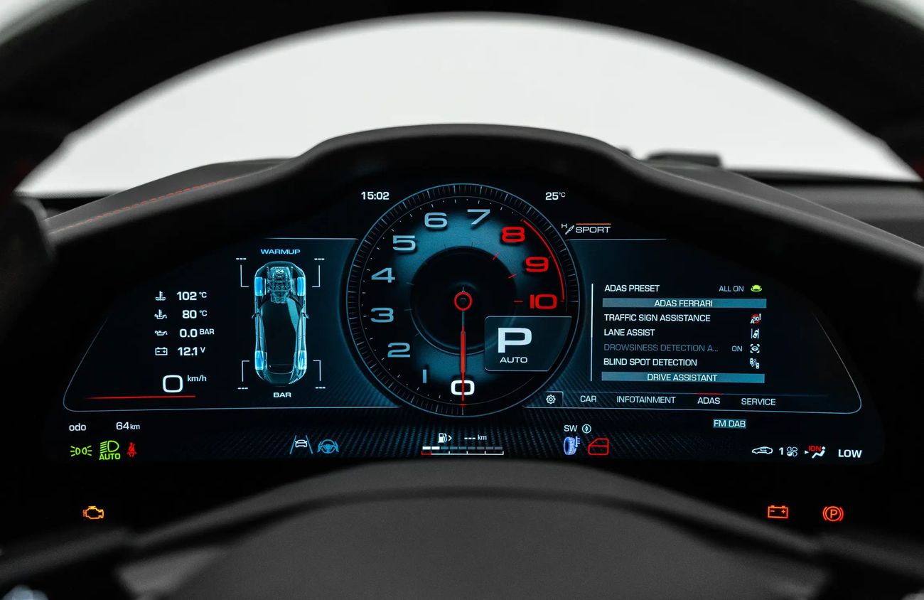 فيراري بوروسانجوي 6.5L V12 Naturally Aspirated Engine