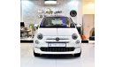 Fiat 500 AGENCY WARRANTY, FULL SERVICE HISTORY ORIGINAL PAINT (صبغ وكاله) Fiat 500 2018 Model!!GCC Specs