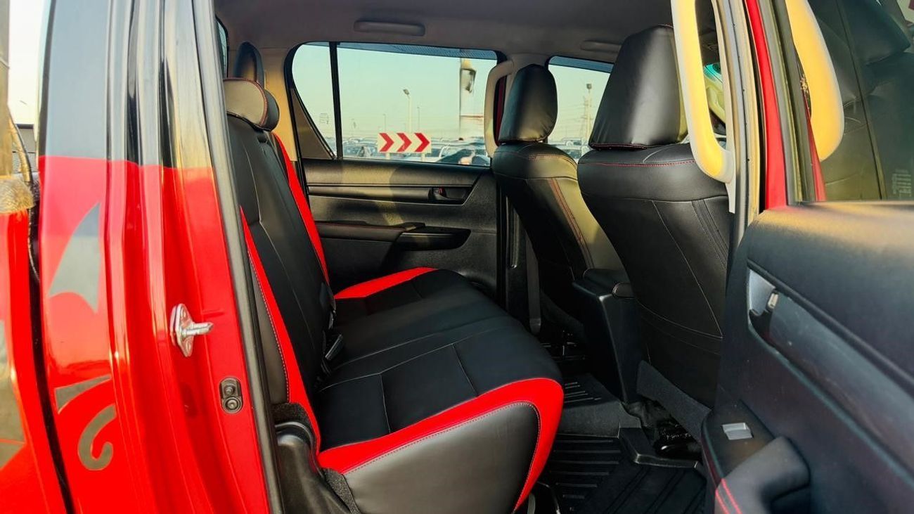 تويوتا هيلوكس 2019 | 2.8L DIESEL | MANUAL TRANSMISSION | RHD | MODIFIED TO GR SPORTS KIT | BONNET SCOOP | ROOF TOP