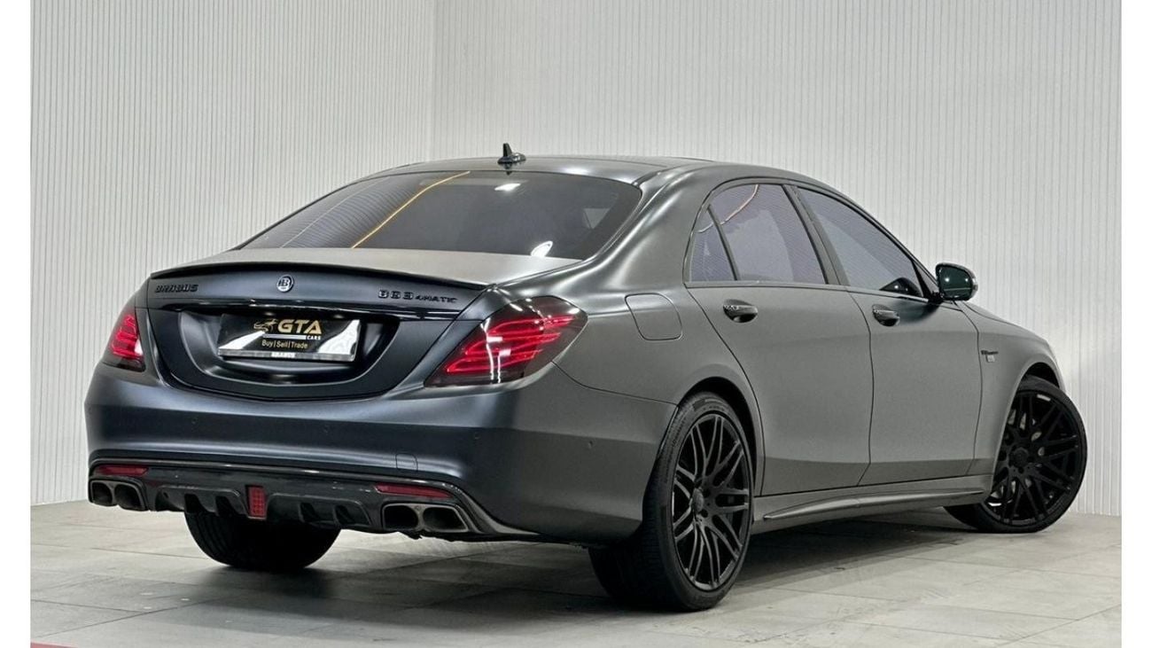 Mercedes-Benz S 63 AMG Std 2015 Mercedes Brabus S63 AMG 4MATIC, 1 Of 1, Full Service History, Fully Loaded, GCC