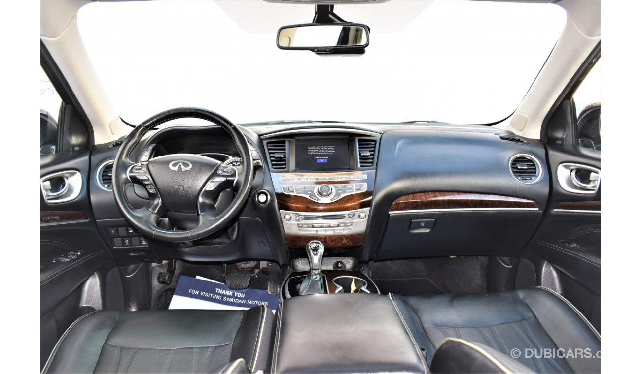 إنفينيتي QX60 AED 1664 PM | 3.5L V6 LUXURY AWD GCC WARRANTY