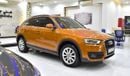 أودي Q3 EXCELLENT DEAL for our Audi Q3 2.0T Quattro ( 2013 Model ) in Orange Color GCC Specs