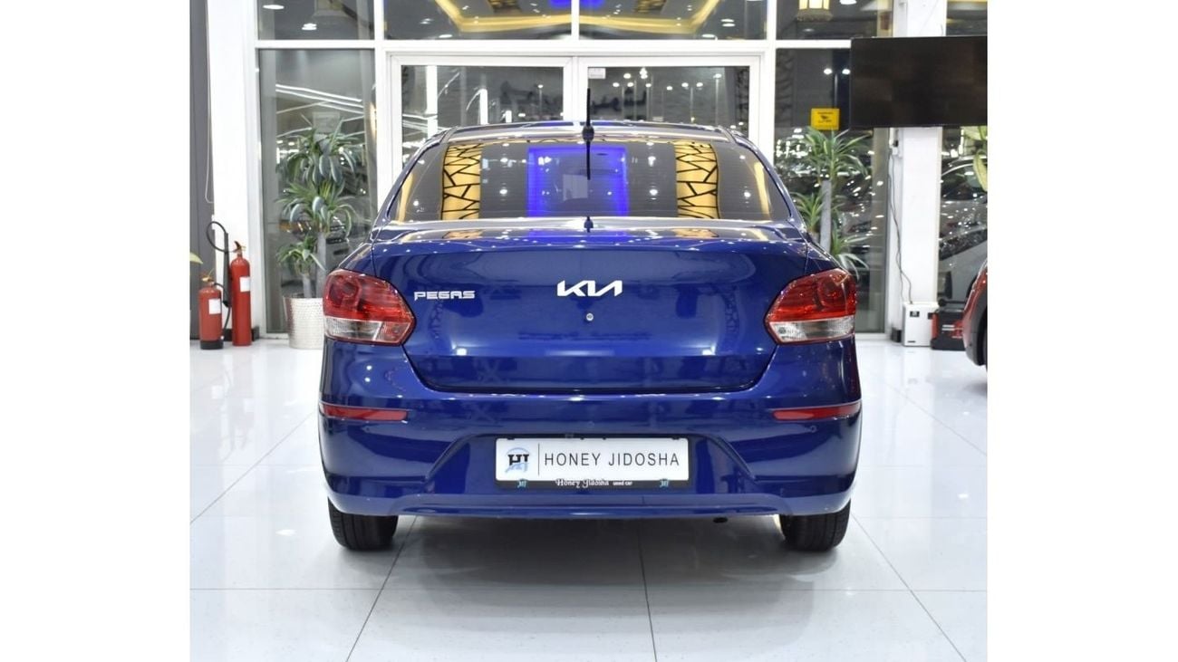 Kia Pegas EXCELLENT DEAL for our KIA Pegas 1.4L ( 2023 Model ) in Blue Color GCC Specs