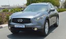 إنفينيتي QX70 3.7L V6 AWD, GCC, 0km w/ 5Yrs or 200K km WTY + 2Yrs or 50K km Service from Dynatrade